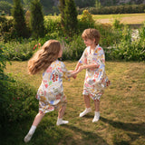 Pasta Club Kids' Silk Vacation Short Set