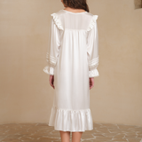 The Purity Series Lace Ruffle Hem Nightgown