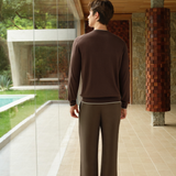 Miracle Men's Classic Twill Silk Trousers