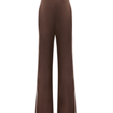 Cowboy Patchwork Silk Flared Pants