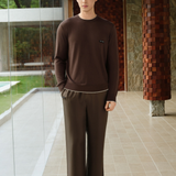 Miracle Men's Classic Twill Silk Trousers