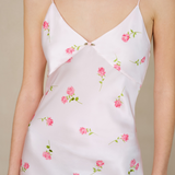 London Rose Silk Slip Maxi Sundress