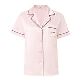 MIRACLE Series Pink Silk Short Pyjama Set