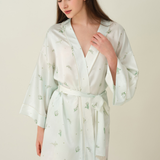 Lily of the Valley Series Pearl Silk Robe