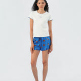 Maria Farrar Series Crystal Dessert Silk Shorts