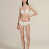 NUDE Series Pointelle Polka Dot Knit Bra