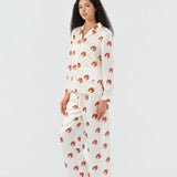 Maria Farrar Series Croissant Crystal Silk Lounge Set