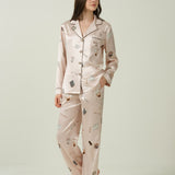 Boba Tea Cream Silk Pyjama Set