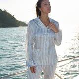 Cruise Silk Lace-Trim Pyjama Set