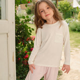 NUDE Collection Kids' Knit Button-Up Long Sleeve