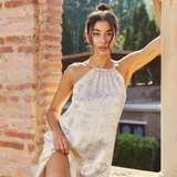 Lovers Series Relaxed Silk Camisole Long Nightdress