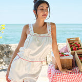 Strawberry Series Silk Embroidered Camisole & Shorts Set