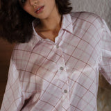 Check Crystal Pyjama Shirt