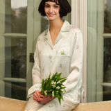 Lily of the Valley Series Silk Long Pyjama Set