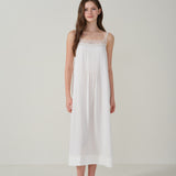 The Purity Series French Bow Long Lounge Gown