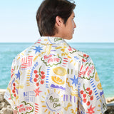 Pasta Club Collection Men's Silk Vacation Shorts Set