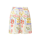 Pasta Club Collection Men's Silk Vacation Shorts Set
