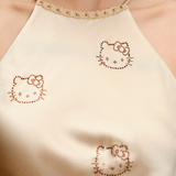 Silky Miracle x Hello Kitty Fringed Silk Dress