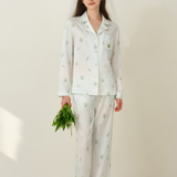 Lily of the Valley Series Silk Long Pyjama Set