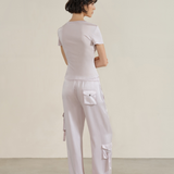 NUDE Silk Cargo Trousers