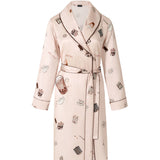 Boba Tea Cream Silk Robe