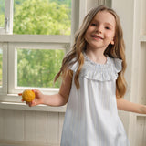 Cruise Collection Kids' Striped Silk Smocked Dress and Shorts Set