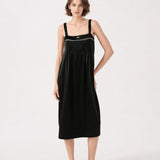 Ballerina Series French Pleated Lace Slip Dress