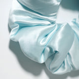 Miracle Blue Silk Scrunchie