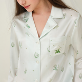 Lily of the Valley Series Silk Long Pyjama Set