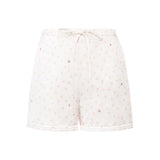 Strawberry Series Silk Short-Sleeve Top & Shorts Set