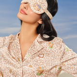 Silky Miracle x Hello Kitty Hawaii Vacation Series Silk Crystal Eye Mask