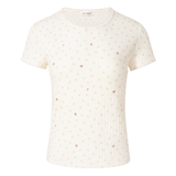 Strawberry Knitted Short-sleeve Top
