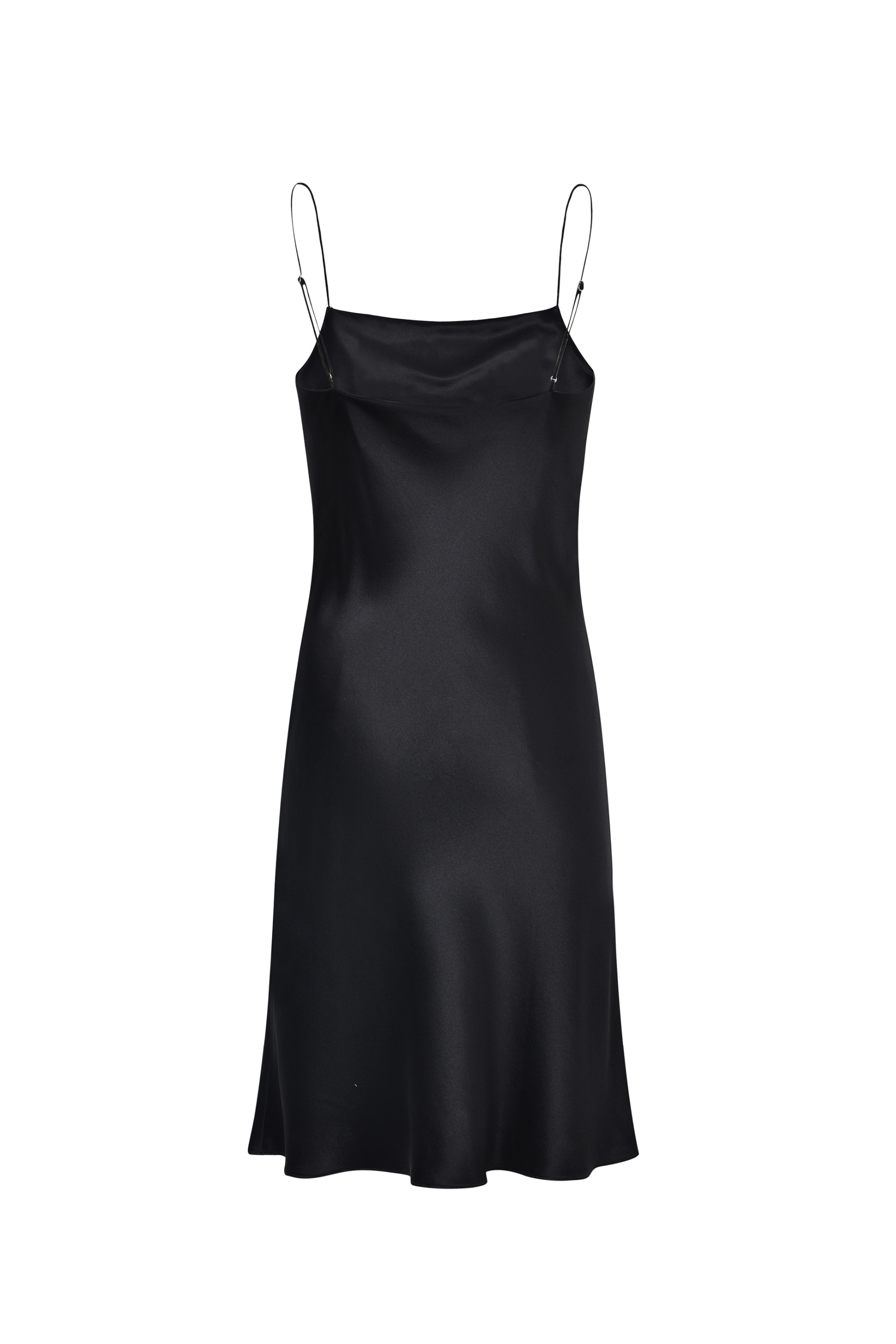 Pearl Black Silk Slip Mini Dress Pearl Black Silk Slip Mini Dress