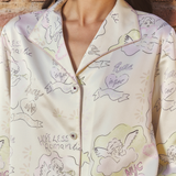 Lovers Series Silk Long Pajama Set