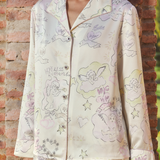 Lovers Series Silk Long Pajama Set