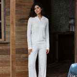 Towel-Weave Pyjama Trousers