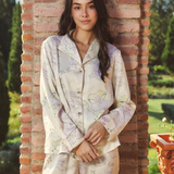 Lovers Series Silk Long Pajama Set