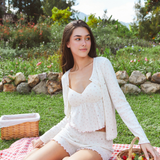 Strawberry Knitted Cardigan