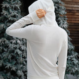 Towel Long-Sleeved Hooded Sweatshirt