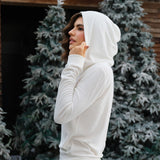 Towel Long-Sleeved Hooded Sweatshirt