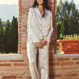 Lovers Series Silk Long Pajama Set