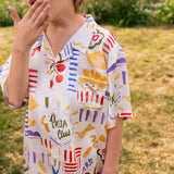 Pasta Club Kids' Silk Vacation Short Set