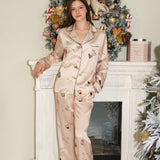 Boba Tea Cream Silk Pyjama Set