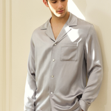 Men's Classic Silk Long Sleeve Pyjama Set