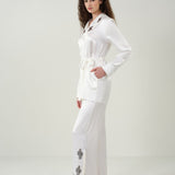 Cowboy Fringed Silk Pyjama Set