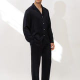 Men's Classic Button Up Silk Pyjama Set