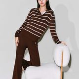 CloudKnit Silk-Cotton Wide-Leg Trousers