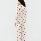 Maria Farrar Series Croissant Crystal Silk Lounge Set