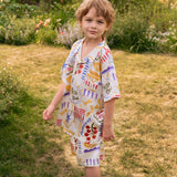 Pasta Club Kids' Silk Vacation Short Set