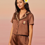 Silky Miracle x Hello Kitty Hawaii Vacation Series Short Sleeve Pyjama Set
